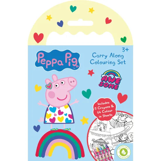 Peppa Pig - Carry Along Colouring Set