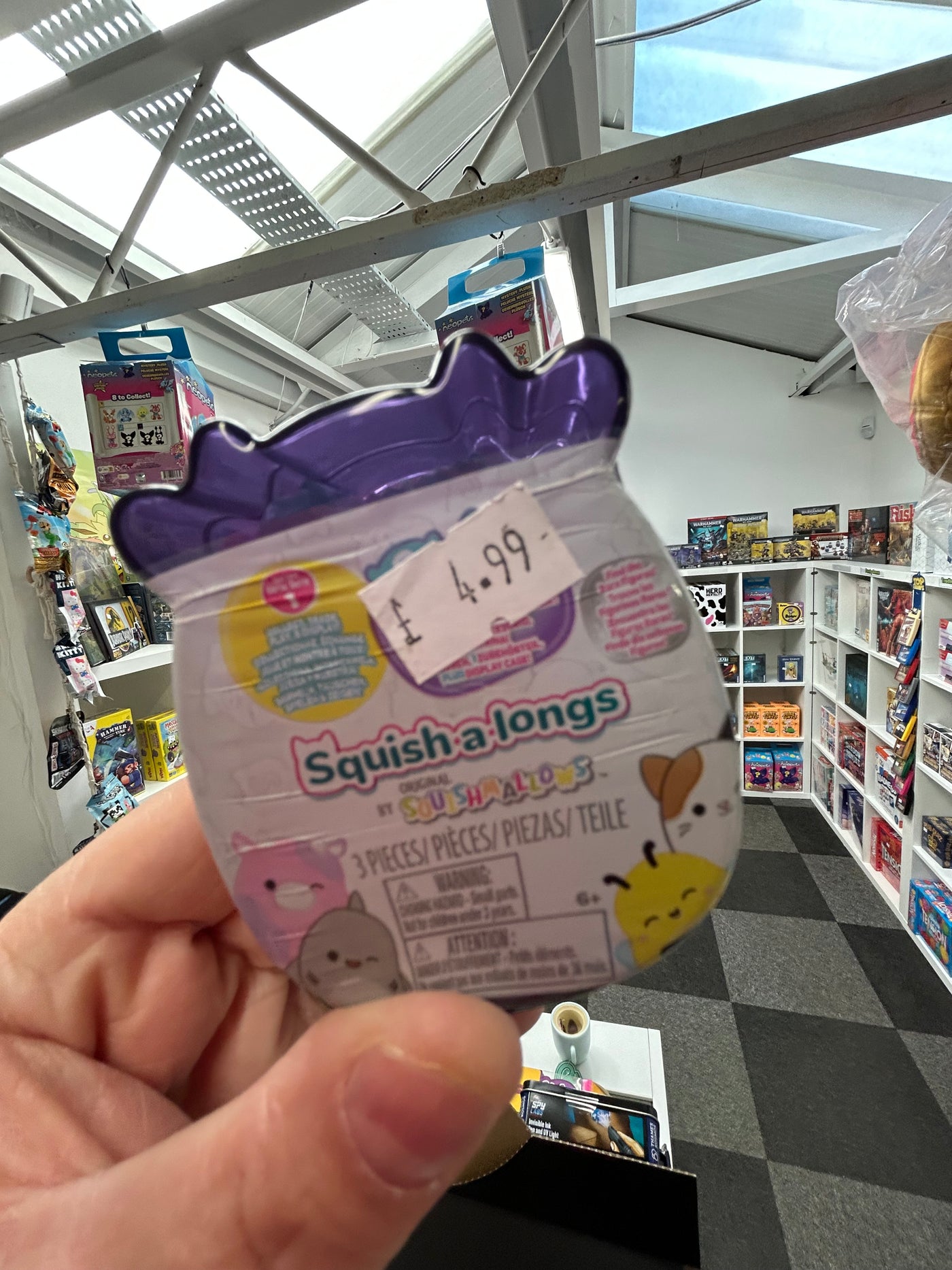 Squishmallow Squish a longs Mini Figures 3 cm