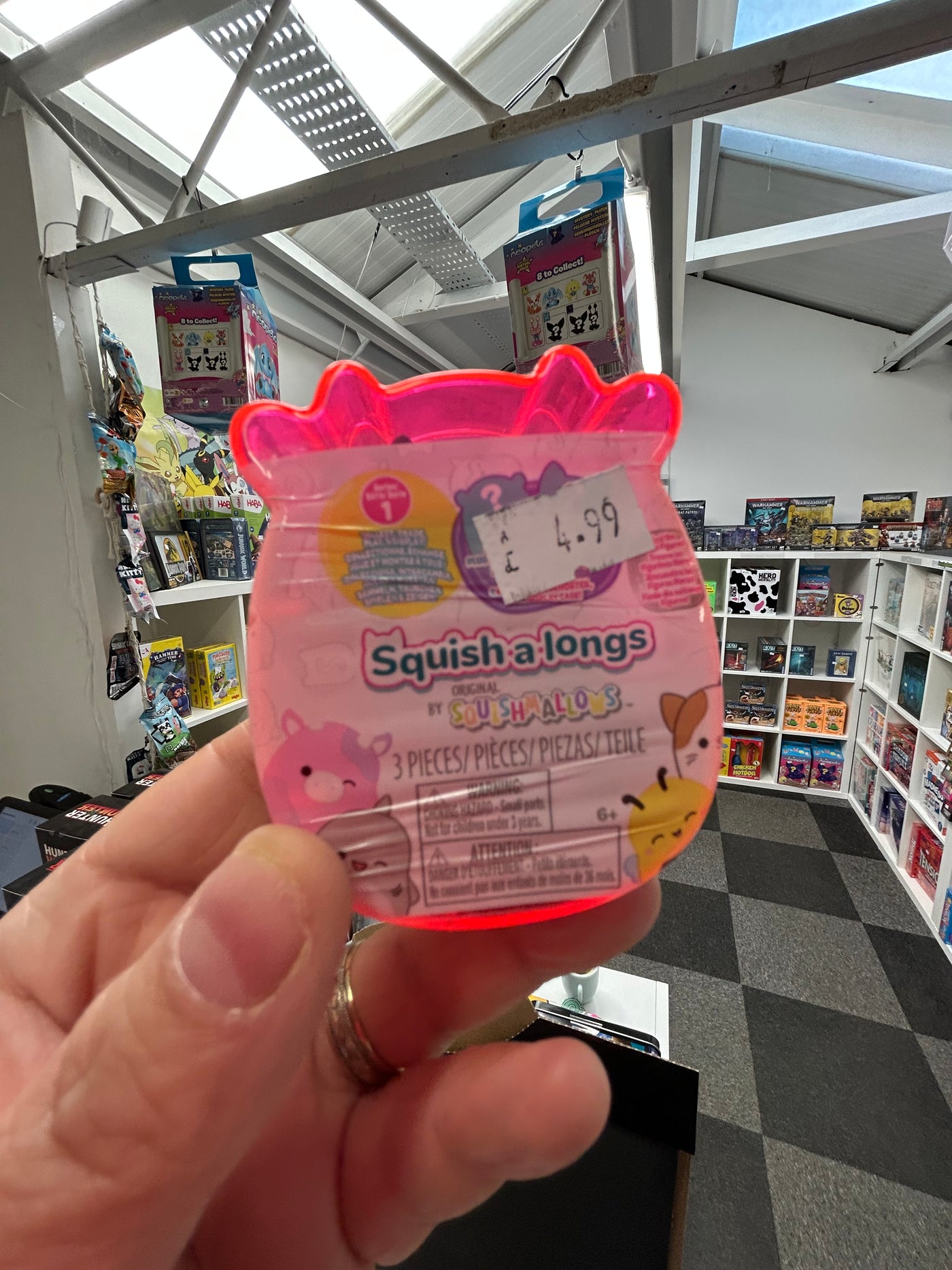 Squishmallow Squish a longs Mini Figures 3 cm