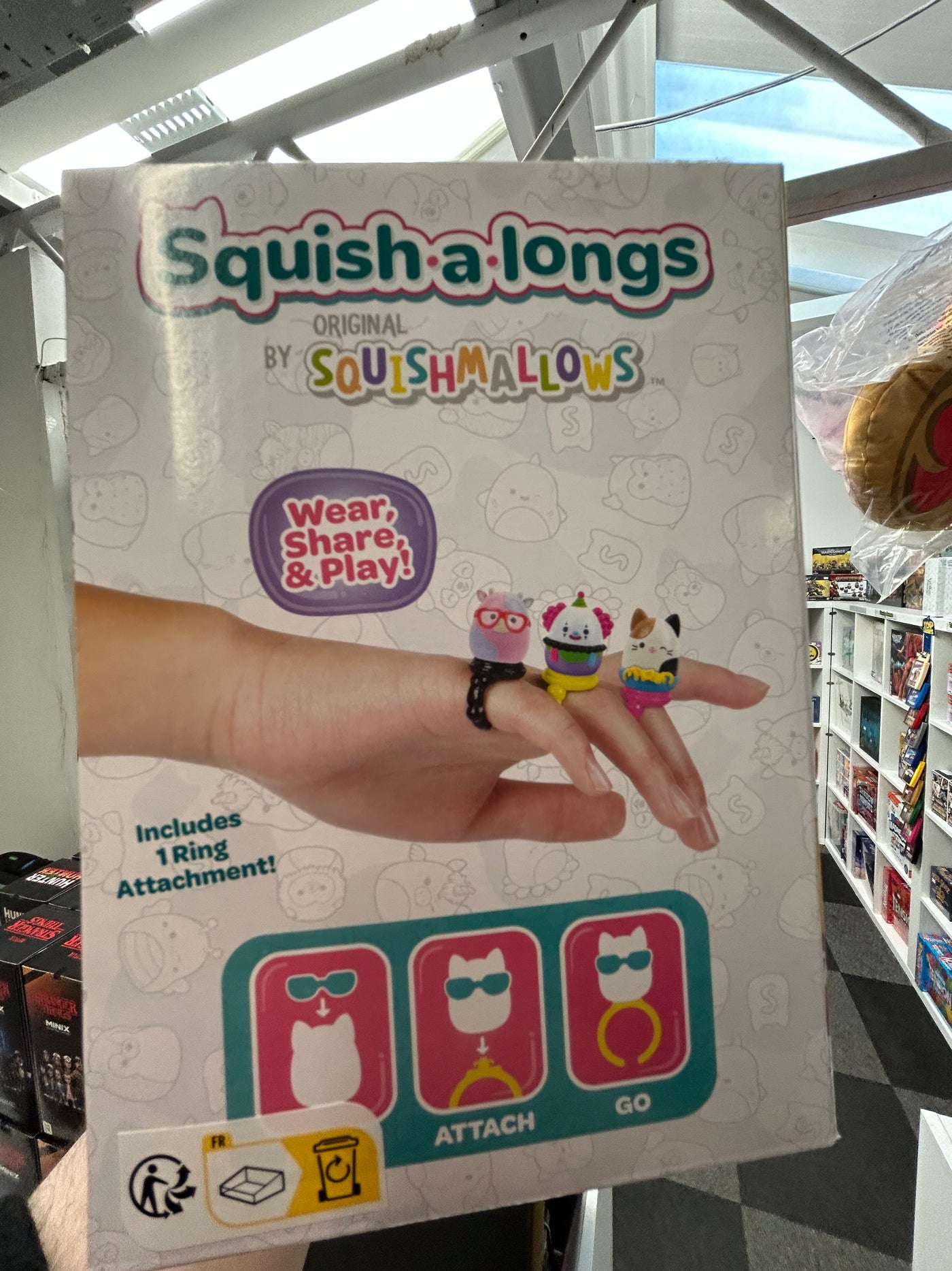 Squishmallow Squish a longs Mini Figures 3 cm