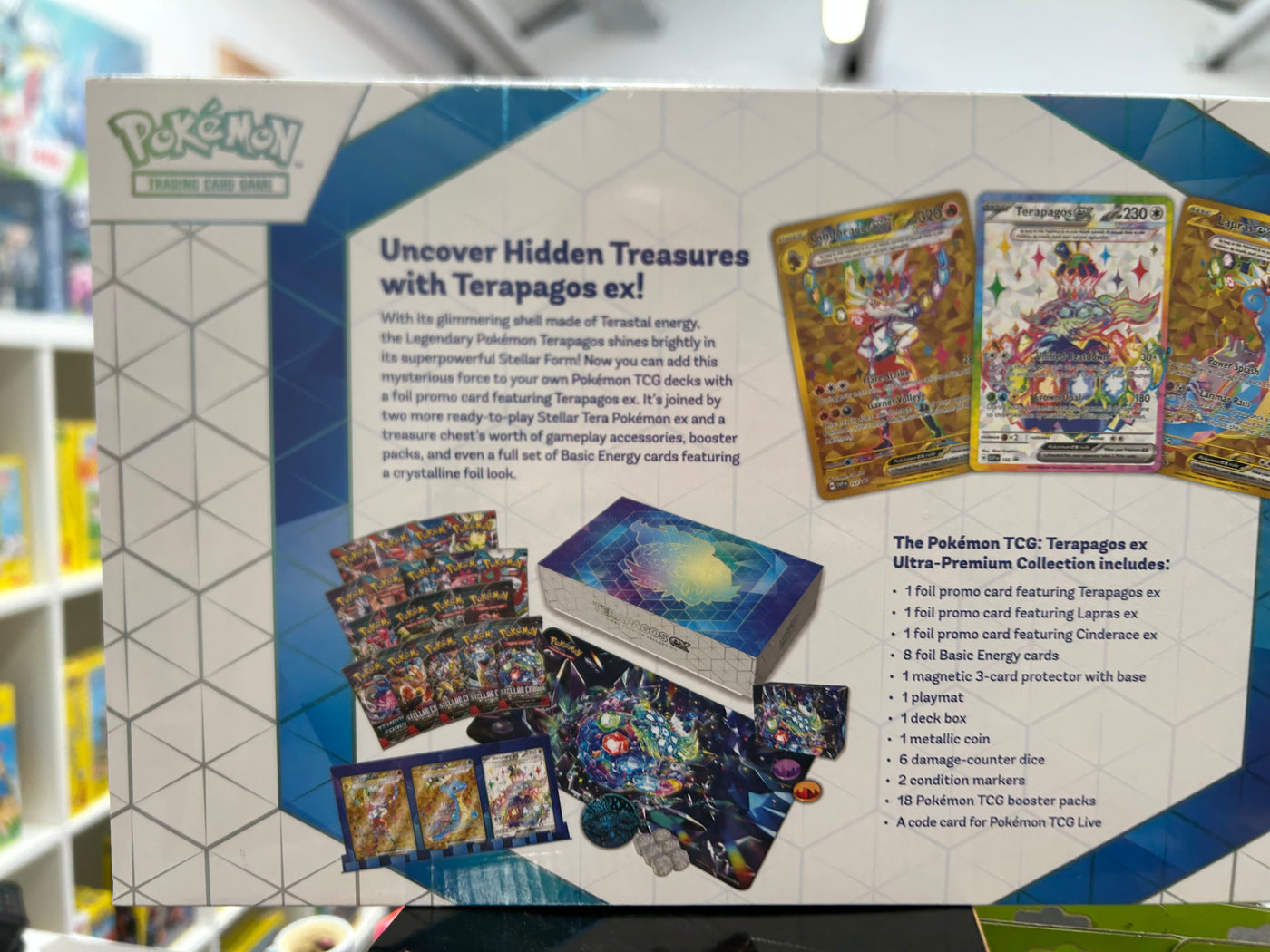 Pokemon Terapagos ex Ultra Premium Collection